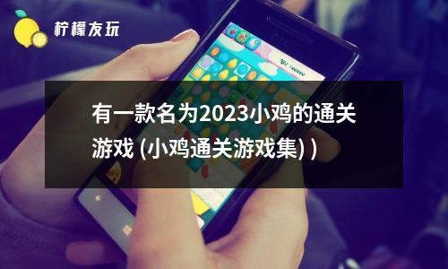 有一款名為2023小雞的通關游戲 (小