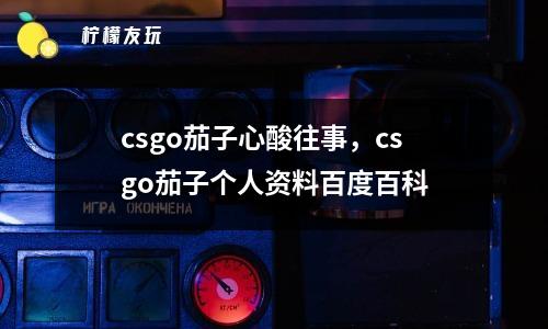 csgo茄子心酸往事，csgo茄子個(gè)人資料百度百科