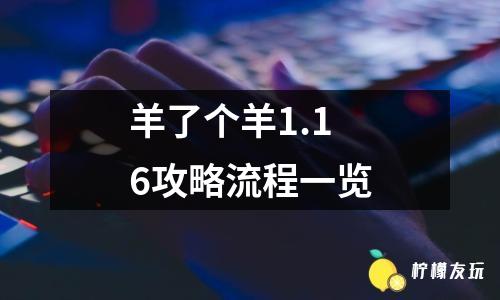 羊了個羊1.16攻略流程一覽