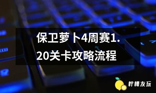 保衛(wèi)蘿卜4周賽1.20關(guān)卡攻略流程