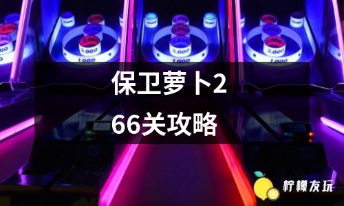 保衛(wèi)蘿卜2 66關(guān)攻略