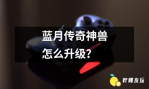 藍(lán)月傳奇神獸怎么升級？